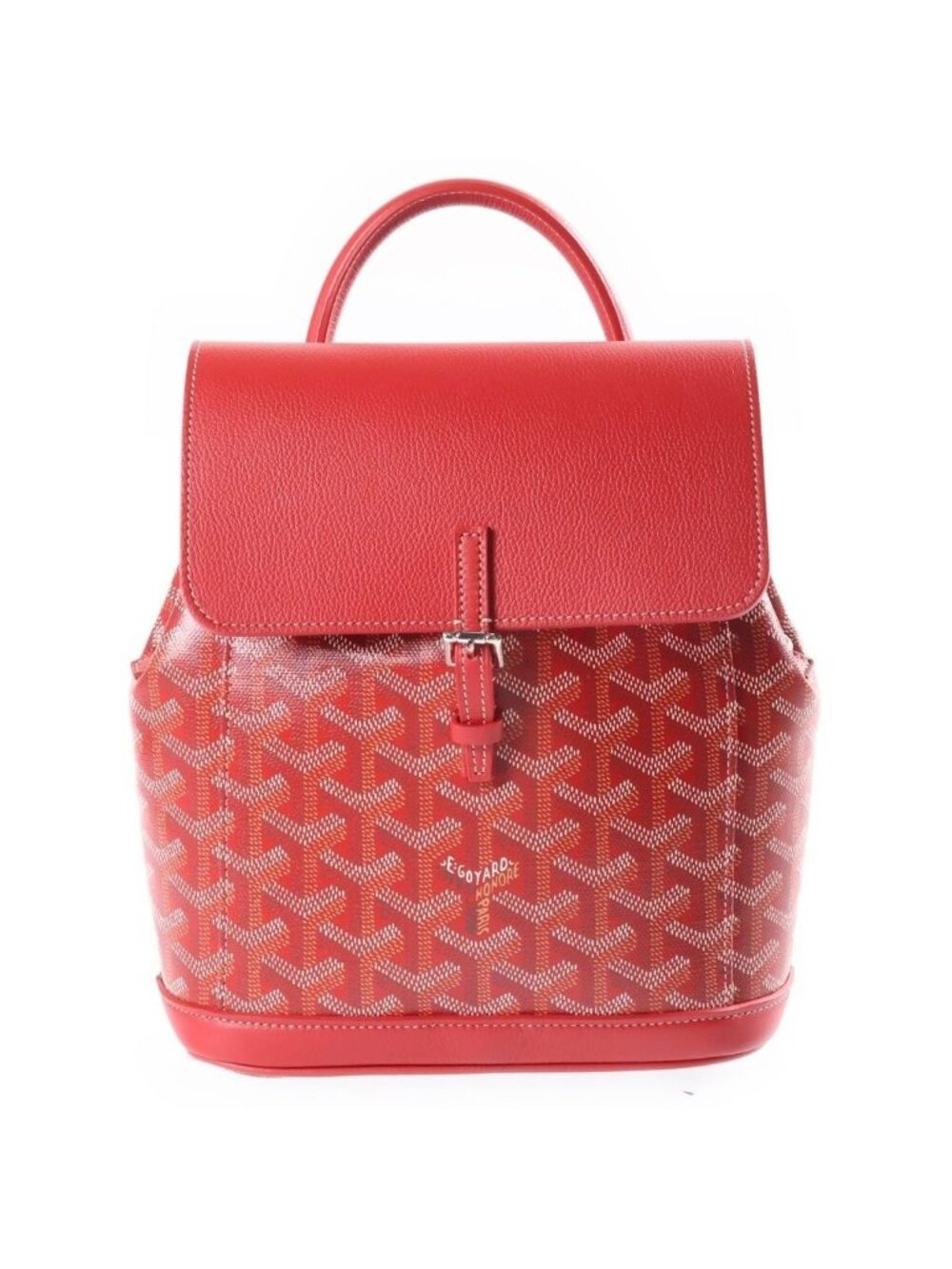 Goyard Alpine Mini Backpack Red Leather